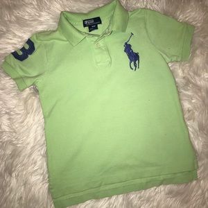 Toddler Boy’s Cotton Mesh Polo Shirt